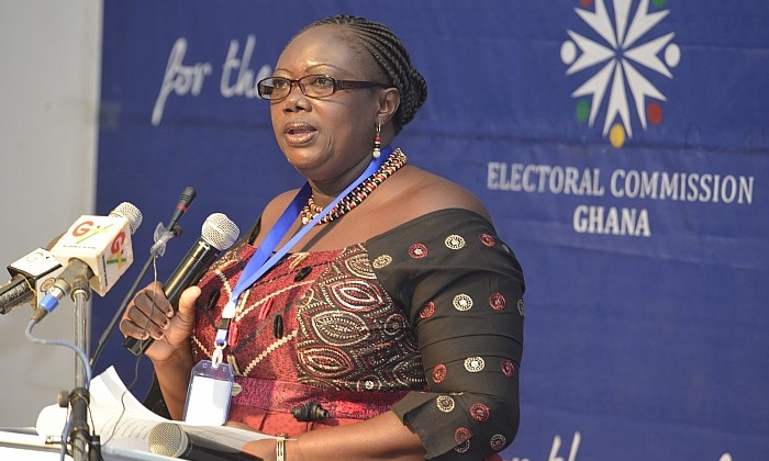 Deputy Chairperson in charge of Corporate Service of the EC, Ms Georgina Opoku Amankwaa Deputy Chairperson in charge of Corporate Service of the EC, Ms Georgina Opoku Amankwaa